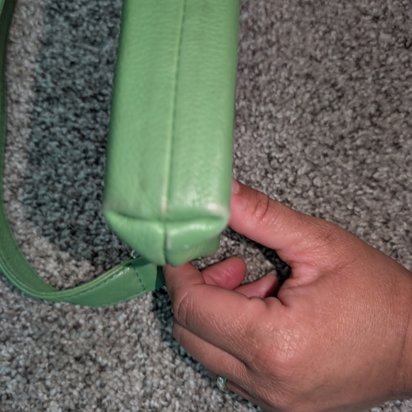 HOBO Green Leather Shoulder Bag - Picture 8 of 14